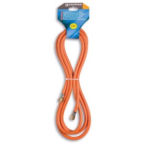 Tubo gas per saldatura Kemper arancione 5 m attacchi 3/8"