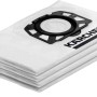 Sacchetti filtro in vello Kärcher per aspirapolvere solidi/liquidi, 4 pezzi, adatti per WD 2 Plus, WD 3 e SE 4001/4002.