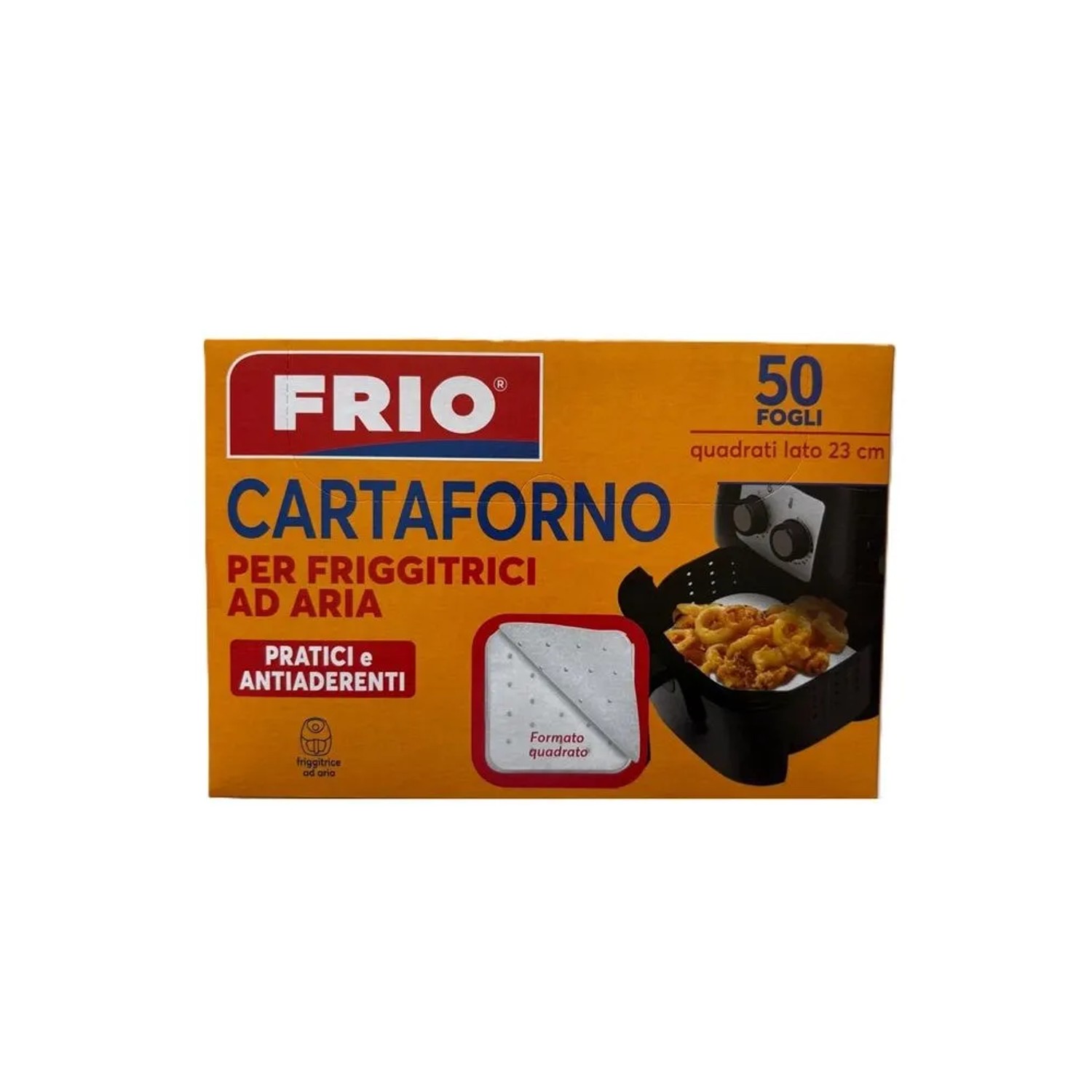 Carta forno per friggitrici ad aria FRIO 50 fogli rotondi Ø 23 cm_2