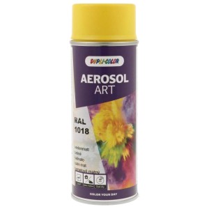 Vernice spray Aerosol Art RAL 1018 giallo zinco satinato 400 ml