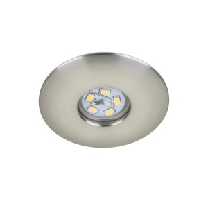 Faretto da incasso a LED Briloner cielo stellato, set da 1, nichel opaco, per accenti d'atmosfera.