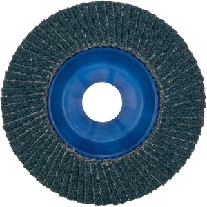 Disco lamellare per levigatura, blu