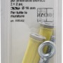 Fischer Tasselli, set di ancoraggio, 2 tasselli e 2 bulloni ad occhiello, per ancoraggio chimico.