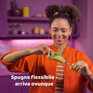 Spugna abrasiva antigraffio profumata limone Punch by Vileda