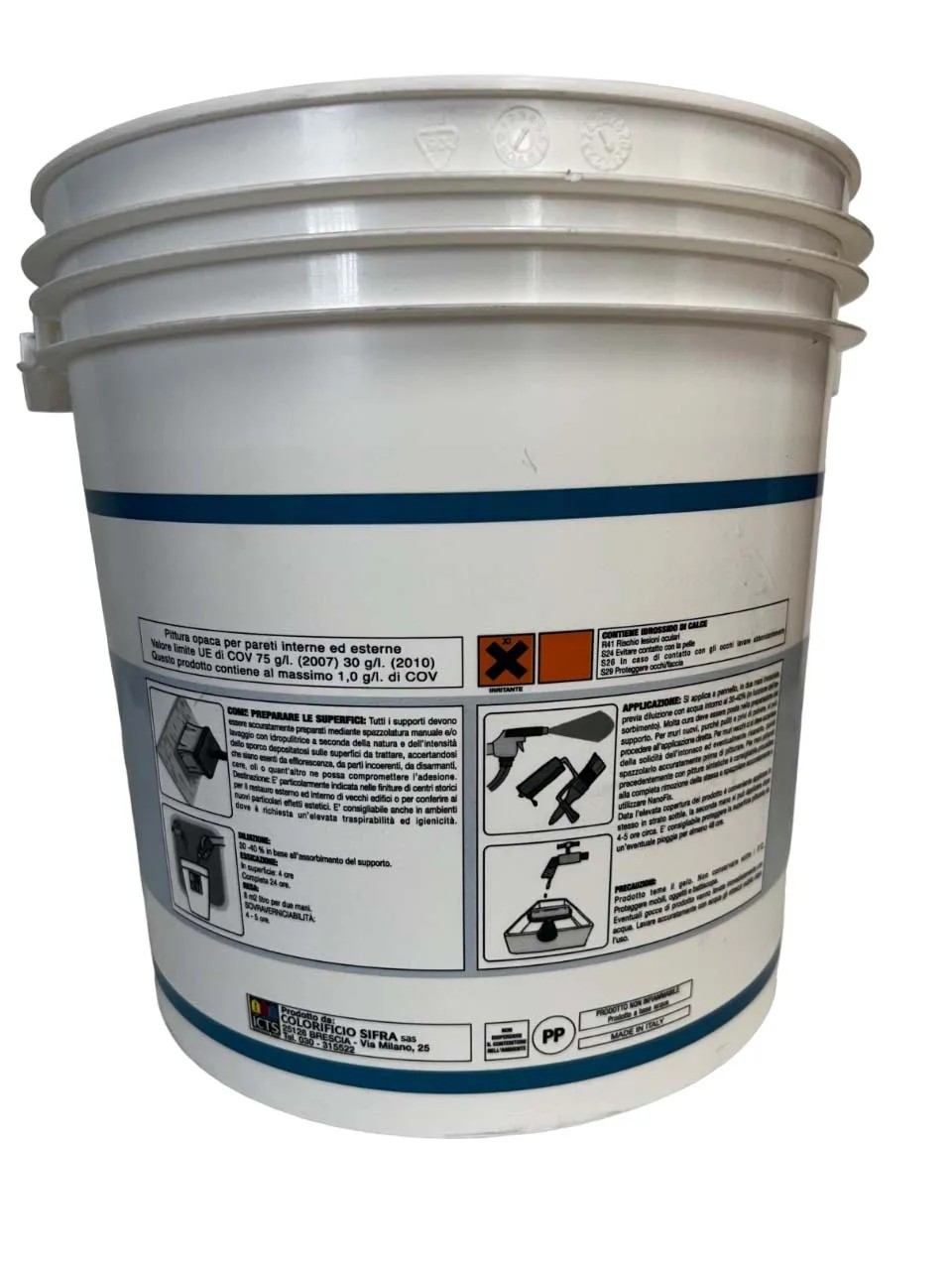 Effetto Pietra Base Bianca 8kg - Foto 14