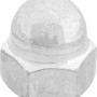 Dado a cappello LUX M5 zincato, 8 pezzi. Protegge le estremità delle viti da danni e corrosione.
