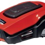 Robot tagliaerba Einhell FREELEXO rosso per il giardino.