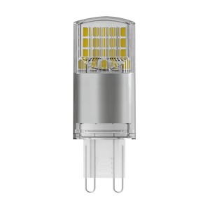Lampadina LED G9 color argento per interni.