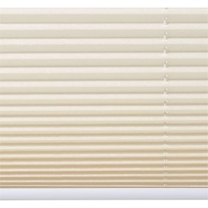 Tenda plissettata beige OBI Milena, 105x130 cm, tesa, per finestre, protezione da luce e privacy.