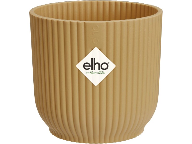 Vaso In Ceramica Lucida A Strisce Rosa – Rotondo, 13x13 Cm – Per Fiori E Piante Da Interno/Esterno - 3