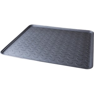 Vasca baule grigia con motivo per accessori interni auto.