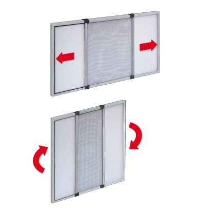 Zanzariere a pannello estensibile Irs 90x70 cm bianca