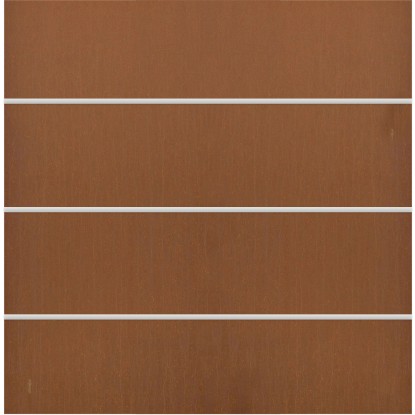 Recinzione set elemento frangivista Board XL acciaio Corten 180x180 cm