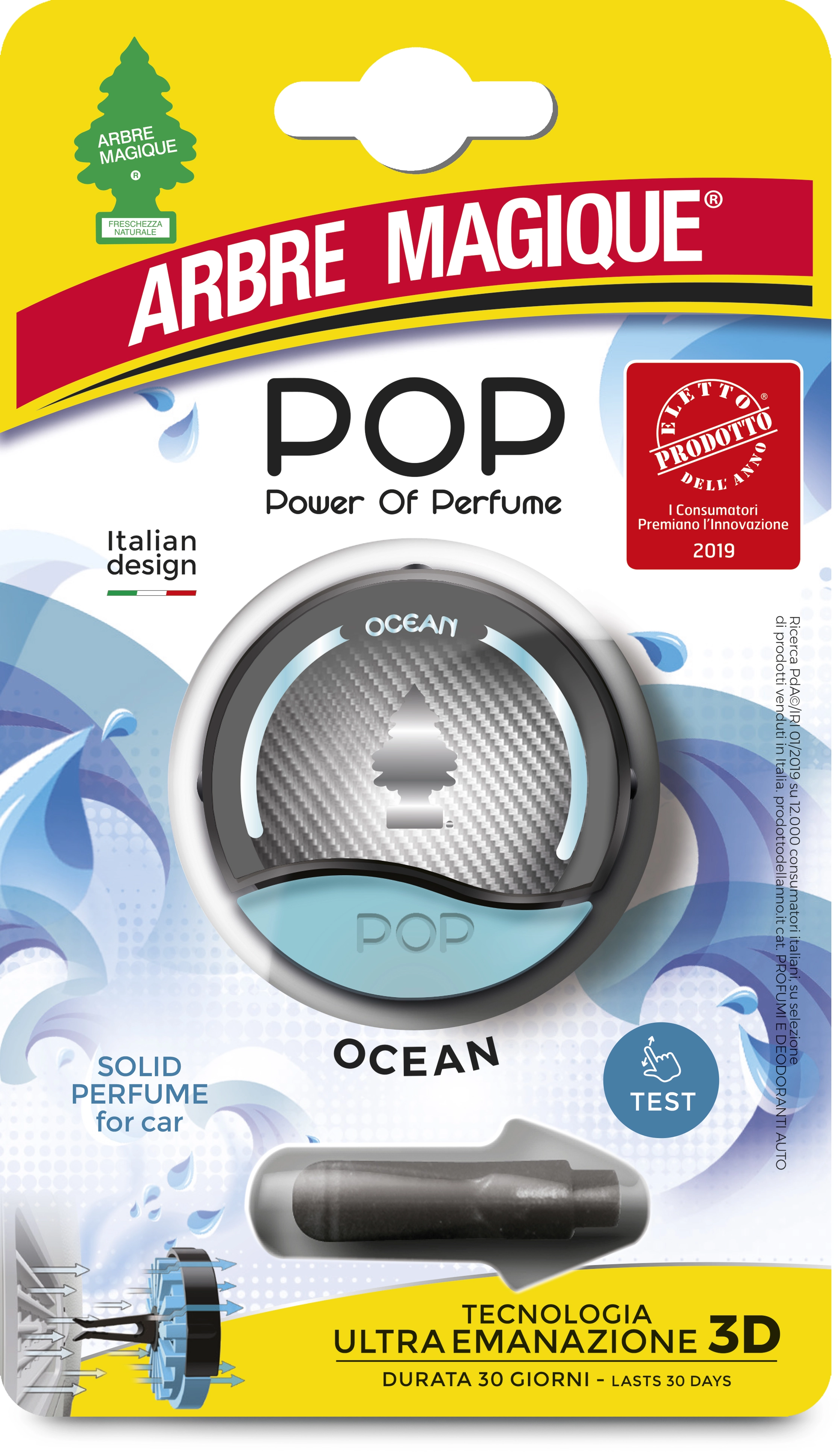 Deodorante auto Arbre Magique POP OCEAN
