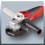 Smerigliatrice angolare Einhell TC-AG 115 (500 W) con disco da taglio e impugnatura supplementare.