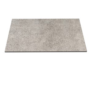 Top lavabo t.b.t. grigio con texture delicata per bagni moderni.