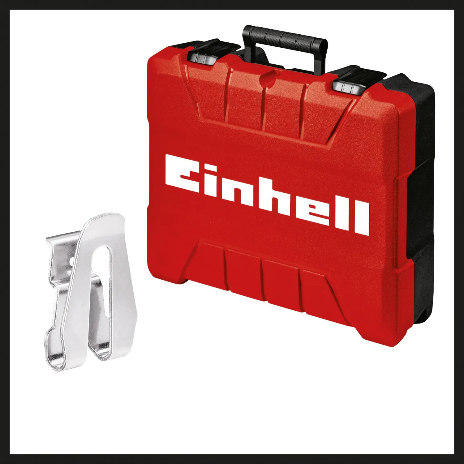 Avvitatore per cartongesso a batteria Einhell TE-DY 18 Li Solo in valigetta con clip da cintura.