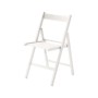 Sedia pieghevole Nancy 79x42,5x47,5 cm bianco