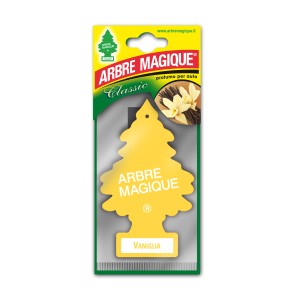 Profumatore per auto 'Arbre Magique' Vaniglia giallo per la cura dell'auto.