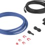 Set di estensione Grohe Blue con cavo, tubo flessibile, taglia tubo, clip e adattatore.