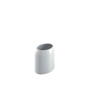 Portaspazzolino t.b.t. grigio per il bagno.