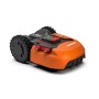 Worx Landroid S300 robot tagliaerba: tosaerba compatto arancione e nero.
