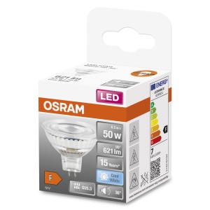 Lampadina LED OSRAM GU5.3 in confezione, 6.5W, Cool White