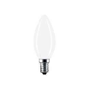 t.b.t. Lampadina LED E14 a forma di candela, opaca.