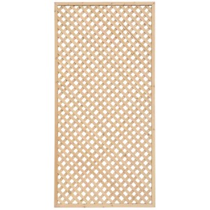 Traliccio in legno per piante, design quadrato.