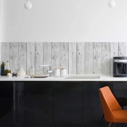 Paraschizzi Autoadesivo ignifugo Legno Bianco 260x60 cm