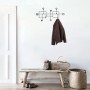 Appendiabiti da parete dal design moderno con giacca. Ideale come organizer per l'ingresso.