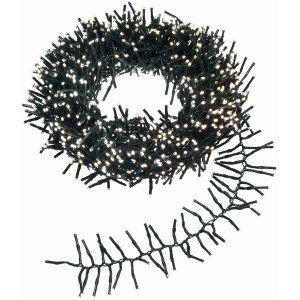 Catena luminosa 1152 LED 11 giochi di luce bianco caldo 14,20 m