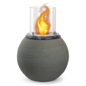 Camino a bioetanolo giardino Divina Fire Botticelli 3,4 kW Ø40xH54 cm verde