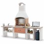 Cucina da esterno completa Ariel 270x70x237 cm