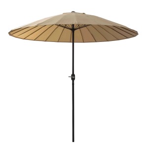 Ombrellone da giardino a palo centrale Minnesota Ø 270 cm ecrù