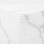 Set di 2 tavolini da salotto in legno Motrik effetto marmo bianco quadro h40 cm_6