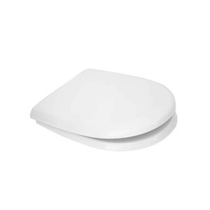 Copriwater Selnova urea cerniera acciaio fissaggio alto tassello bianco