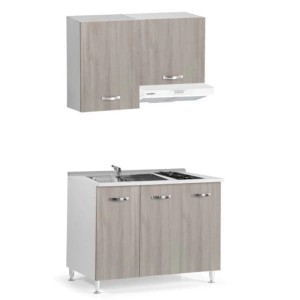 Cucina monoblocco Zagabria 120 cm olmo