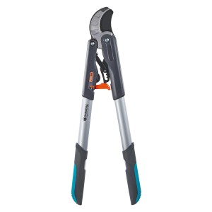Gardena Comfort Ratchet Lopper SmartCut, cesoie a incudine con meccanismo a cricchetto per rami fino a 45 mm.