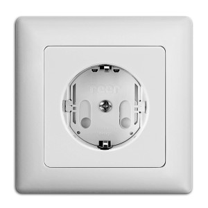 Protezioni per prese bianche avvitabili (confezione da 10), sicurezza bambini per prese.