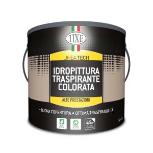 Barattolo di pittura Tixe, pittura per interni, traspirante, colorata. Adatto per interni.