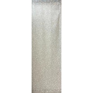 t.b.t. Tenda in tessuto voile con motivo a pois delicato per decorare le finestre.