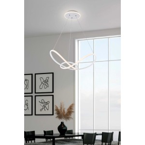 Sospensione LED Smilla 5400 lm 63x63 cm