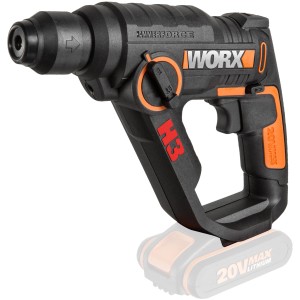 Worx Tassellatore a batteria WX390.9 Solo per forare pietra e cemento (batteria non inclusa)