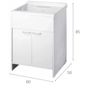 Kit lavatoio 60x85 cm bianco