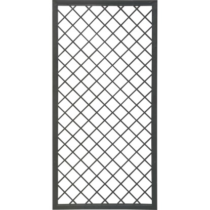 Traliccio fisso con cornice in metallo 1,8x0,9 m antracite