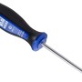 Cacciavite LUX Comfort PH1, lama 80mm, con manico bicomponente blu e nero.