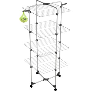 Stendibiancheria t.b.t. a quattro livelli con ruote.