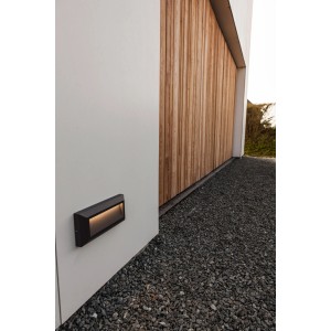 Lutec LED Helena luce di orientamento, luce indiretta, applique da esterno per vialetti e ingressi.