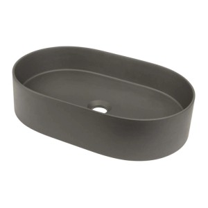 Lavabo da appoggio granito Limonar Idrostile 350x125 mm Antracite metallizzato